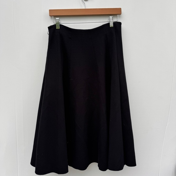 T by Alexander Wang Black Midi Skirt with pockets - Picture 6 of 8